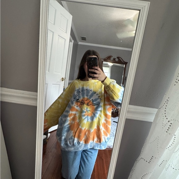 Urban Outfitters Multicolor Tie-Dye Sweater - Picture 1 of 4